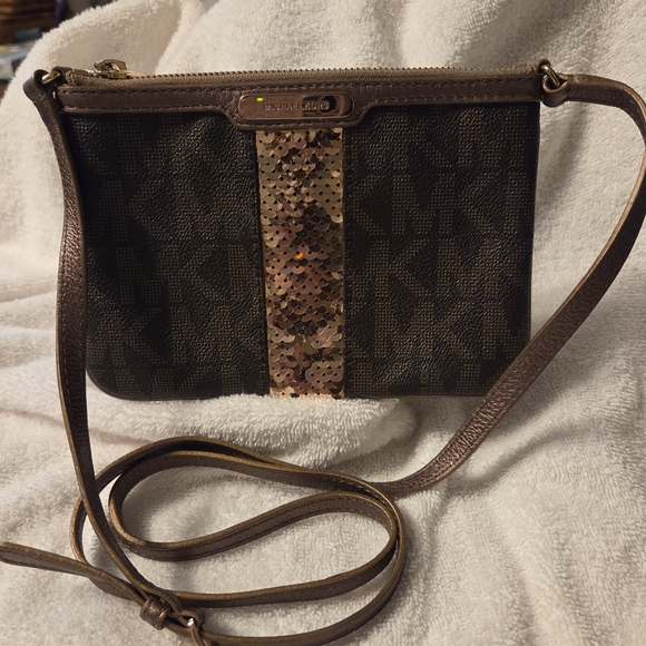 Michael Kors Brown Crossbody Bag - Picture 1 of 14